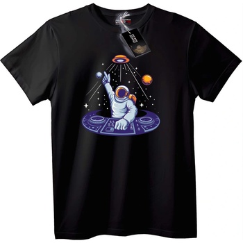 NOONEBRAND Тениска Астронавт ДиДжей Космос - XS, Black