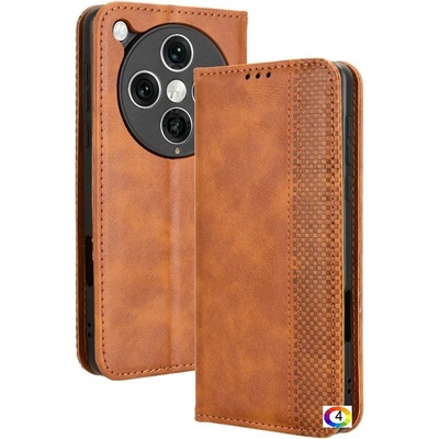 OPPO Find X8 Pro 5G Retro Style Wallet Кожен Калъф и Протектор