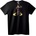 NOONEBRAND Тениска Златна кралица - L, Black
