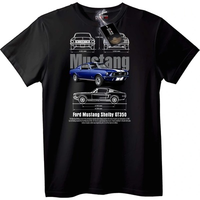 Тениска Ford Mustang Shelby GT350 - 6XL, White