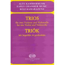 TRIOS for two Violins and Violoncello / partitura + party