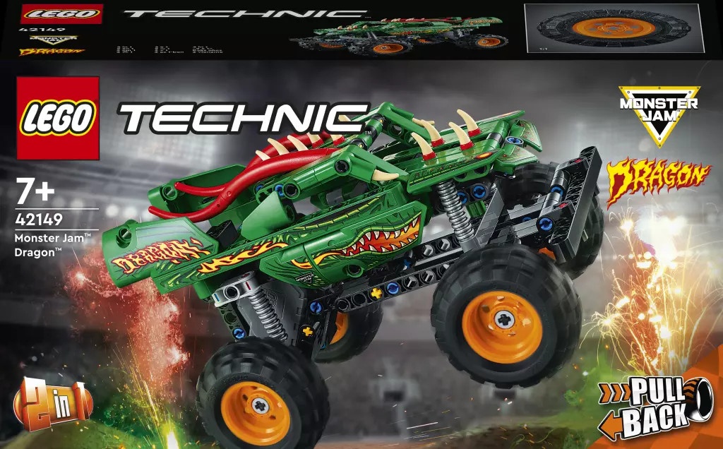 LEGO® Technic 42149 Monster Jam™ Dragon™ od 443 Kč