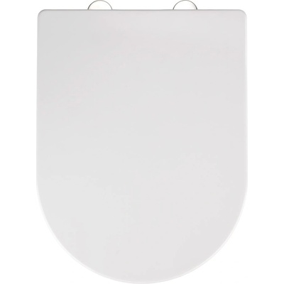 WENKO Бяла тоалетна седалка с лесно затваряне , 47 x 35, 5 cm Calla - Wenko (22414100)