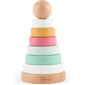 Bieco - Дървена подреждаща кула - berry