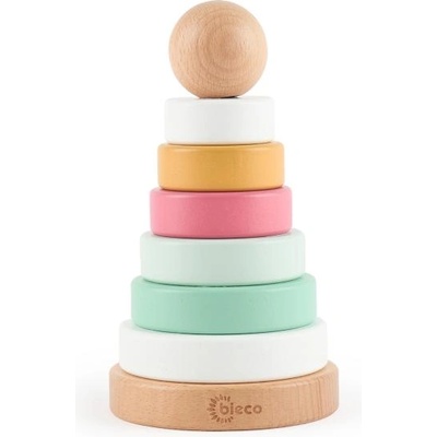 Bieco - Дървена подреждаща кула - berry