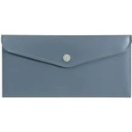 Biurfol Plastic button folder MORANDI DL dark grey Biurfol (TKM-DL-02)