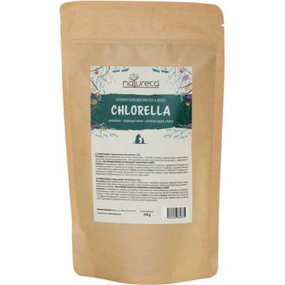 Natureca Chlorella sušená výživový doplněk pro psy a kočky 150 g