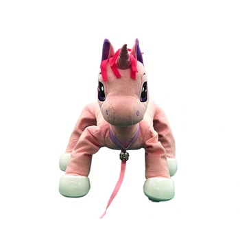 Image 1 of Peppy Pets - Плюшен любимец за разходка навън - Розов еднорог