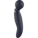DreamToys Glam - двустранен уанд вибратор (тъмносив)