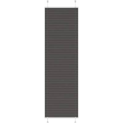 VidaXL Roleta plisé 55 x 200 cm černá