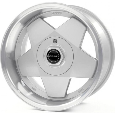 BORBET A 9x16 4x100 ET15 silver Rim polished