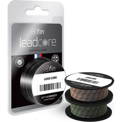 Delphin šňůra LEADCORE zelená grass 5m 45lb