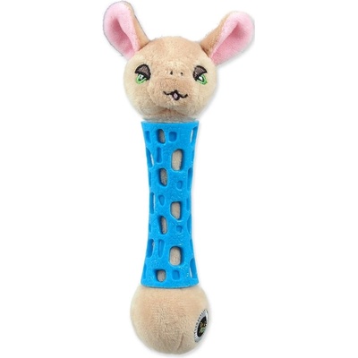 Be Fun Hračka ovce plyšová s TPR gumou pre šteňa 17 cm
