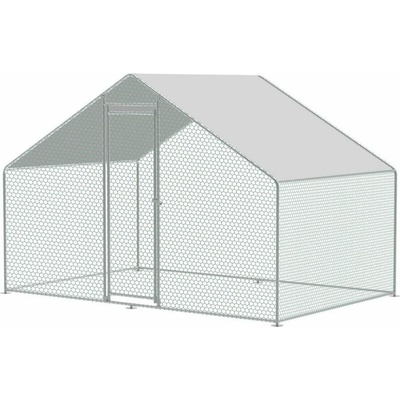 Kurín pre sliepky, voliéra, klietka, kurnik, so strechou, 3x2x2 m