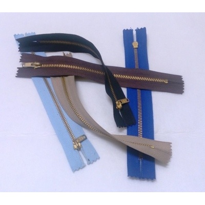 Zip mosazný 12 cm