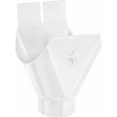 KJG Kotlík žľabový 333 mm Ø 100 mm pozink RAL 9002 Šedo biela