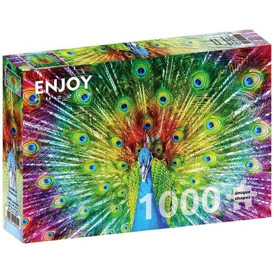 Enjoy Barevný páv 1000 dílků