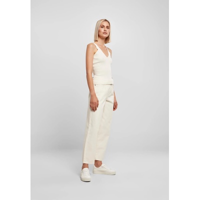 Urban Classics Дамски плетен потник в цвят екрю Ladies Top UB-TB4737-02903 - Екрю, размер 5XL