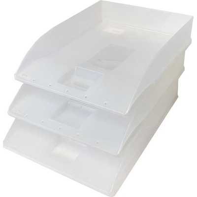 Herlitz odkladač transparentný biely
