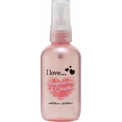 I Love... Strawberry & Cream спрей за тяло 100мл за жени 100 мл