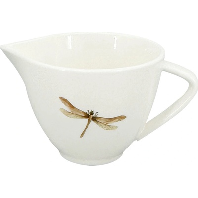 by inspire Porcelánová mléčenka Vážka 150ml, zelená/hnědá – Zboží Dáma
