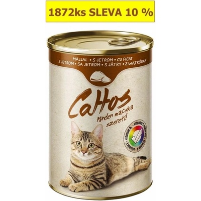 Cattos Cat with Liver 415 g 24 ks