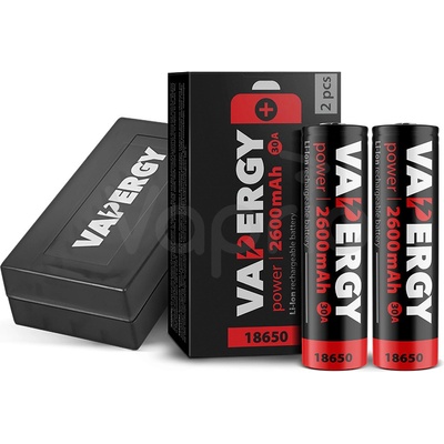 Vapergy Power baterie 18650 2600mAh 30A 2ks