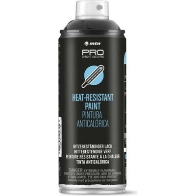 MTN barva žáruvzdorná 400 ml černá