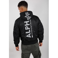 Alpha Industries bunda MA 1 ZH Back Print černá & bílá