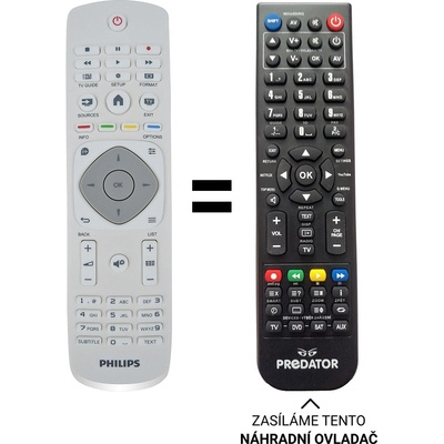 Dálkový ovladač Predátor Philips 24PFS5535 – Zboží Mobilmania
