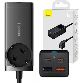 Image 1 of Baseus 1 Plug + 4 USB 5 m (PSZM000901)