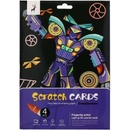 Škrabací obrázok farebný transformers 4 listy A4 20x27cm