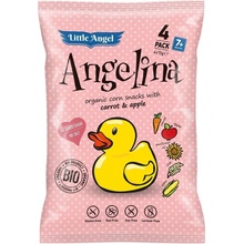 McLloyd´s Little Angel Bio Angelina kukuričny snack s mrkvou a jablkom 4x15g