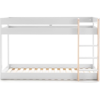 Marckeric Бяло двуетажно легло за деца 90x190 cm Angel - Marckeric (15632)