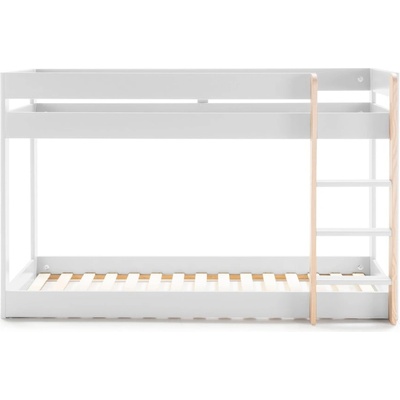 Marckeric Бяло двуетажно легло за деца 90x190 cm Angel - Marckeric (15632)