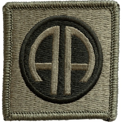 MILITARY RANGE Nášivka 82nd AIRBORNE DIVISION VELCRO - FOLIAGE