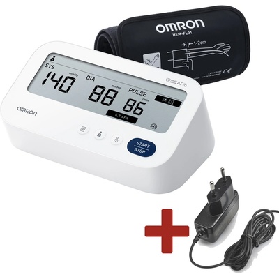 Omron M7 Intelli IT Afib + Zdroj, set – Zboží Mobilmania