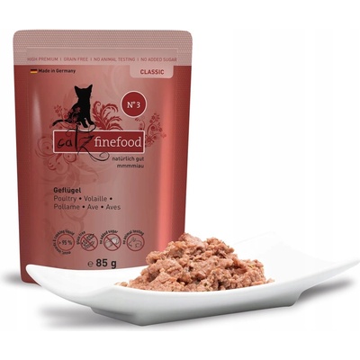 Catz finefood No.3 s hydinovým mäsom 85 g