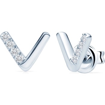 SAVICKI Обеци Savicki: бяло злато, диаманти