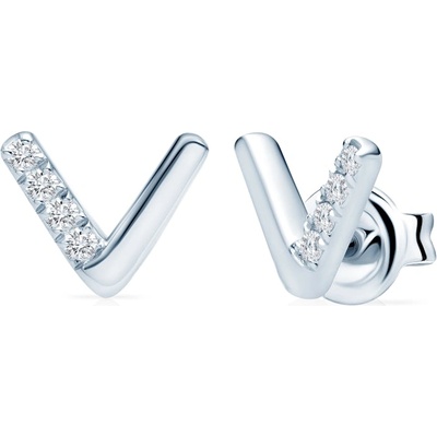 SAVICKI Обеци Savicki: бяло злато, диаманти