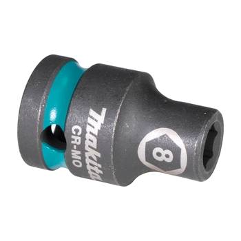 Makita Къса вложка 8mm, 1/2" , Impact black E-16047 (E-16047)