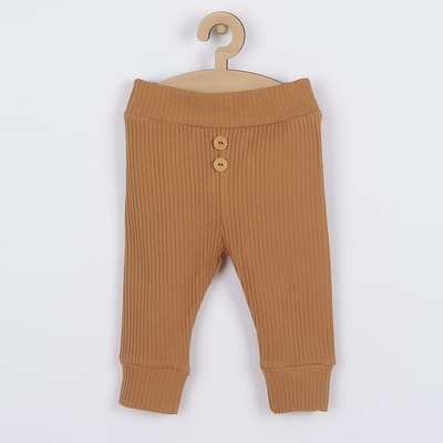 Nicol Kojenecké bavlněné tepláčky Mia hnědé