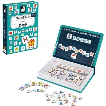 Janod Magnetibook Английска азбука Магнитна книга за деца