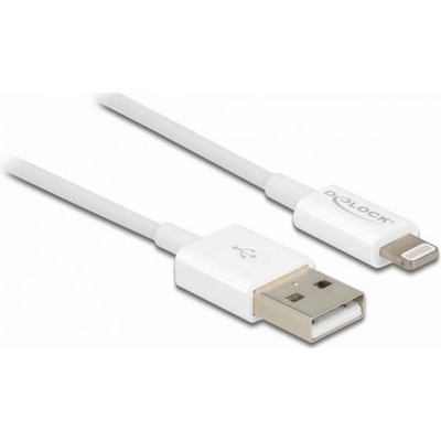 Delock 83000 Nabíjací USB USB 2.0 USB-A zástrčka Apple Lightning konektor 1m bílý