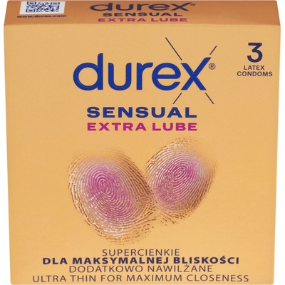 Durex Sensual Extra Lube 3 ks