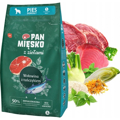 Pan Mięsko s bylinkami Hovädzie mäso s chrumkavým tuniakom S 3 kg