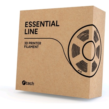 C-Tech 3DF-E-PETG-1.75-W 3D филамент, ESSENTIAL LINE, PETG, бял 1, 75mm, 1kg (3DF-E-PETG-1.75-W)