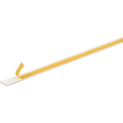 Alberts Alu plochá tyč, strieborný elox, samolepiaci, 20 x 2 mm, 2,6 m