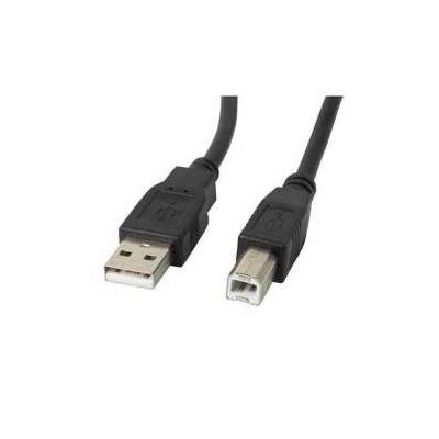 Кабел USB 2.0 A към USB B Lanberg 480 Mb/s Черен Размер Размер - 1, 8 м