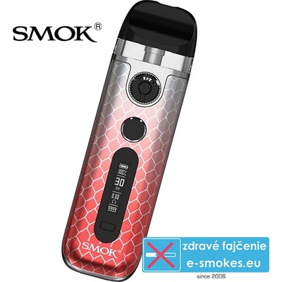 Smoktech Novo 5 elektronická cigareta 900 mAh Silver Red Cobra 1 ks